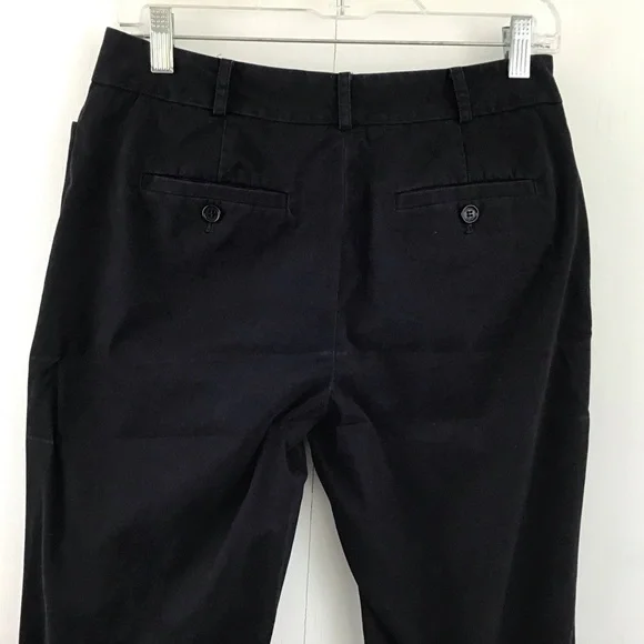 Talbots Heritage Boot black chino style pants size 6P - Picture 5 of 6